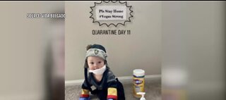 Baby quarantine photo goes viral