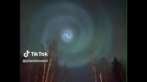 Strange Spiral Shape In The Sky’s Of Alaska #Strange #Spiral #Alaska