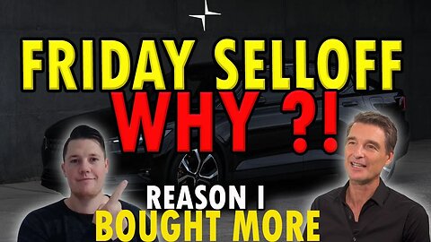 Polestar Friday Selloff │ Polestar 3 Cut China Prices ⚠️ PSNY Investors Must Watch