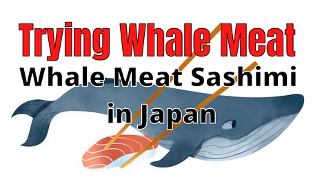 Trying Whale Meat for the 1st Time! Whale Meat Sashimi