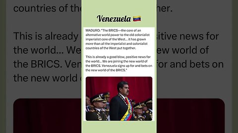 Venezuela Joins BRICS