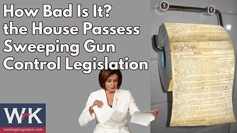 How Bad Is It? The House Passes Sweeping Gun Control Legislation.
