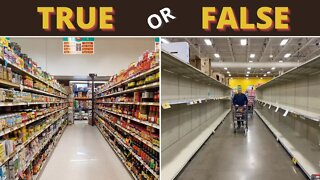 Are grocery store shelves really empty?