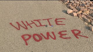 Bike path in Las Vegas vandalized with racist phrases