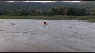 SOUTH AFRICA - Durban - Crossing the Khamanzi River to go to school and back (Videos) (Set 1) (Nmz)