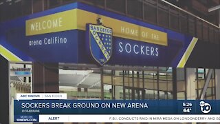 Sockers break ground on new arena