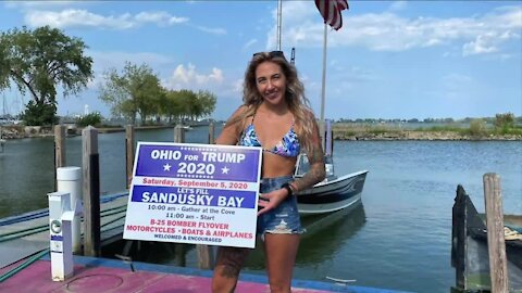 Boat rally held in Sandusky Bay to support President Trump