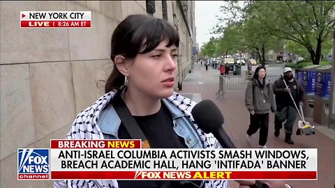 Columbia University Protester on Jewish Students Saying that They Don’t Feel Safe: ‘Really False Narrative’