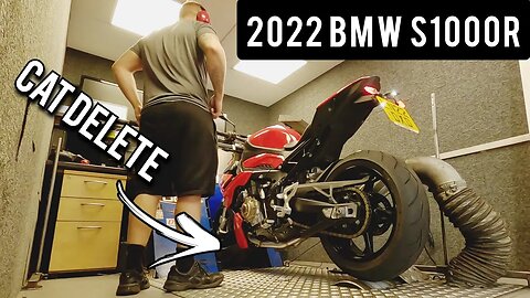 Finally Showing You results from Black Widow Exhaust Headers fitted to 2022 BMW S1000R