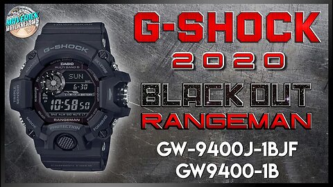 The Blackest Black! | G-Shock Rangeman Black Out 200m GW-9400J-1BJF | GW9400-1B Unbox & Review