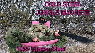 COLD STEEL JUNGLE MACHETE - 1055 - DESTRUCTION TEST