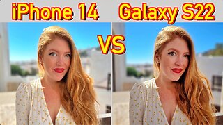 iPhone 14 VS Samsung Galaxy S22 Camera Comparison!