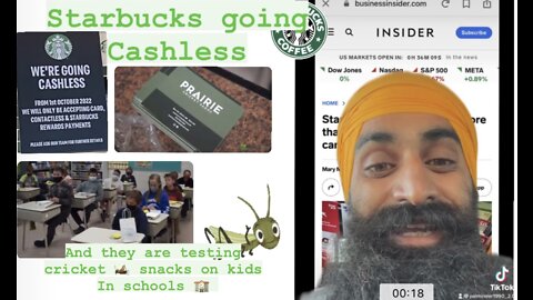 Starbucks going cashless and they are testing snacks on kids in schools
