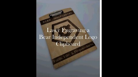 Laser Engraving a Bear Independent Clipboard - Main Logo