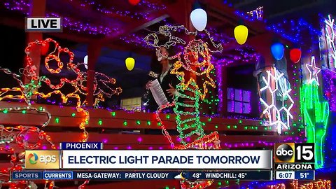 APS Electric Light Parade preparations underway