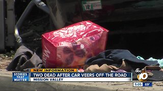 2 dead, 1 in critical condition after Mission Valley bus stop crash