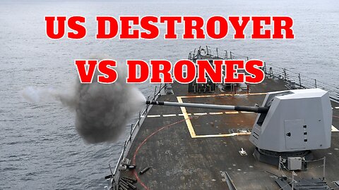 Red Sea Showdown: US Destroyer vs Drones