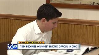 19-year-old Ohio councilman starts new job