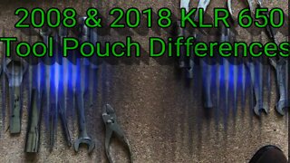 Stock KLR 650 Tool Kit Differences -2008 & 2018