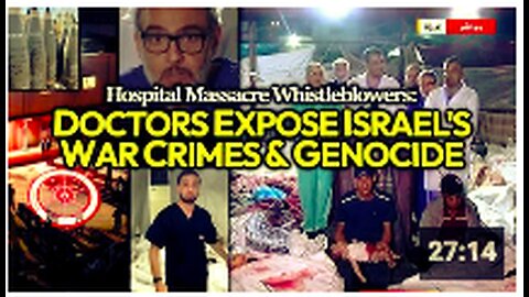 INTENTIONALLY TARGETED: Palestinian Doctors Speak Out On Israel's Bombing & Genocide Of Gaza