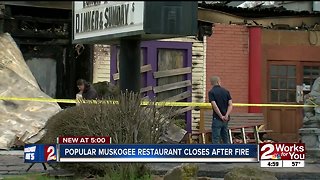 Popular Muskogee restaurant closes after fire