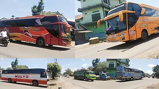 CCTV Bus & Truck di Tikungan Kambalan, Kutowinangun, Kebumen