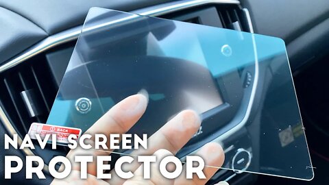 Glass Navigation Screen Protector Installation and Review