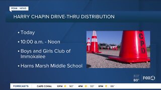 Harry Chapin drive thru food distribution