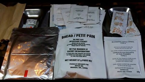 2011 Canadian IMP MRE Ration Beans and Wieners unboxing