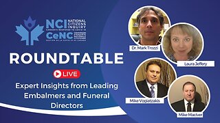 Live with NCI: A Round Table Discussion with Dr. Mark Trozzi and Leading Expert Embalmers