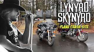 Visiting the Lynyrd Skynyrd Plane Crash Site on my Harley Davidson