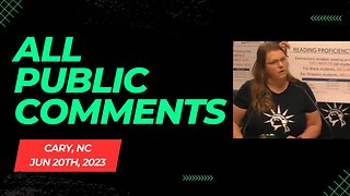 All Public Comments - Wake County School Board Meeting (06-20-2023)