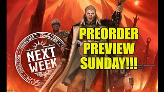 Sunday Preorder Preview