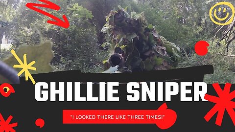 Airsoft GHILLIE SNIPER in TOWN!