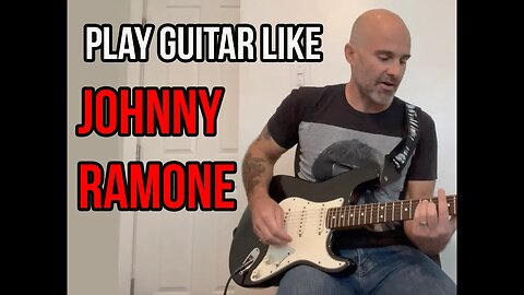 How To Play Guitar Like Johnny Ramone / Blitzkrieg Bop Lesson! [Ramones]