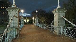 The BOSTON Public Garden Foot Bridge (Scraping The Plate) Boston Travel Locations