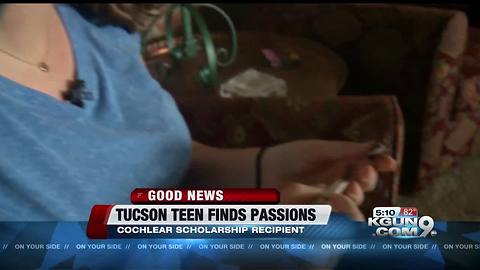 Tucson teen receives Cochlear Scholarship for overcoming hearing loss challenges