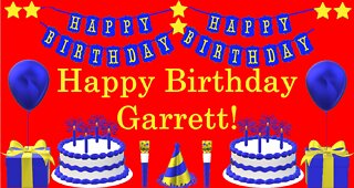 Happy Birthday 3D - Happy Birthday Garrett - Happy Birthday To You - Happy Birthday Song