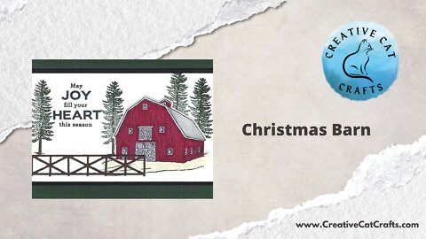 Christmas Barn - Christmas in August