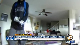 Video shows San Carlos burglary walking through home