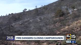 Fire dangers prompting some Arizona national forests to close