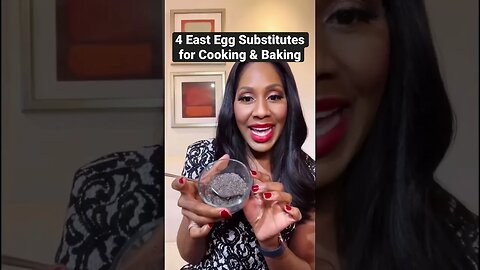 4 Easy Egg Substitutes for Cooking & Baking 🍰! #shorts