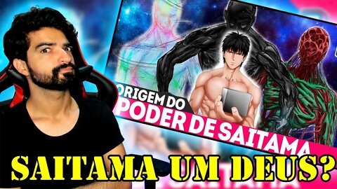 YERIK REACT - REVELADO A ORIGEM DO PODER DE SAITAMA?A OUTRA ENTIDADE DIVINA DE ONE PUNCH MAN