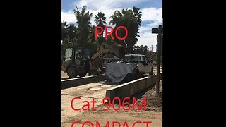 Cat 906M COMPACT front loader MAKING DG drop PRO