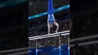 Kaito Sugimoto (Japan)🥈 on Parallel Bars - 2023 Chengdu FISU World University Games#shorts