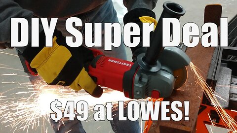 NEW CRAFTSMAN V20 4.5" 20-Volt Angle Grinder Review & New Sockets Set at LOWES