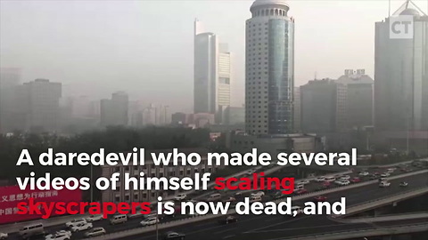Famous Daredevil Slips 62 Stories up, Falls to Death on Video