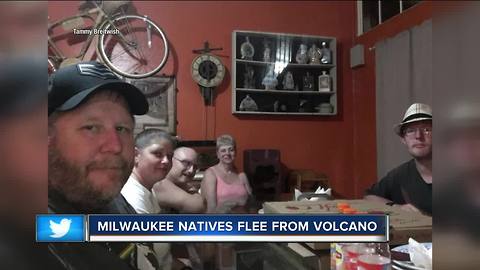 Volcanic activity forces Milwaukee area natives from Hawaii home