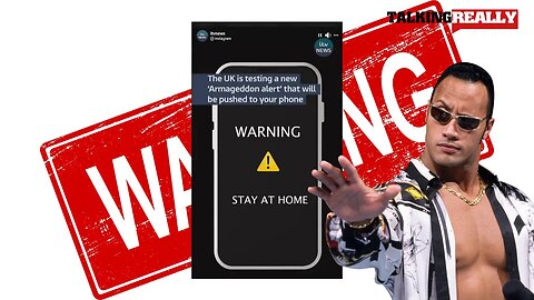 UK emergency alert | Talking Really Channel | pushed to your phone - do you have a choice?