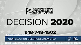 DECISION 2020: Your election questions answered